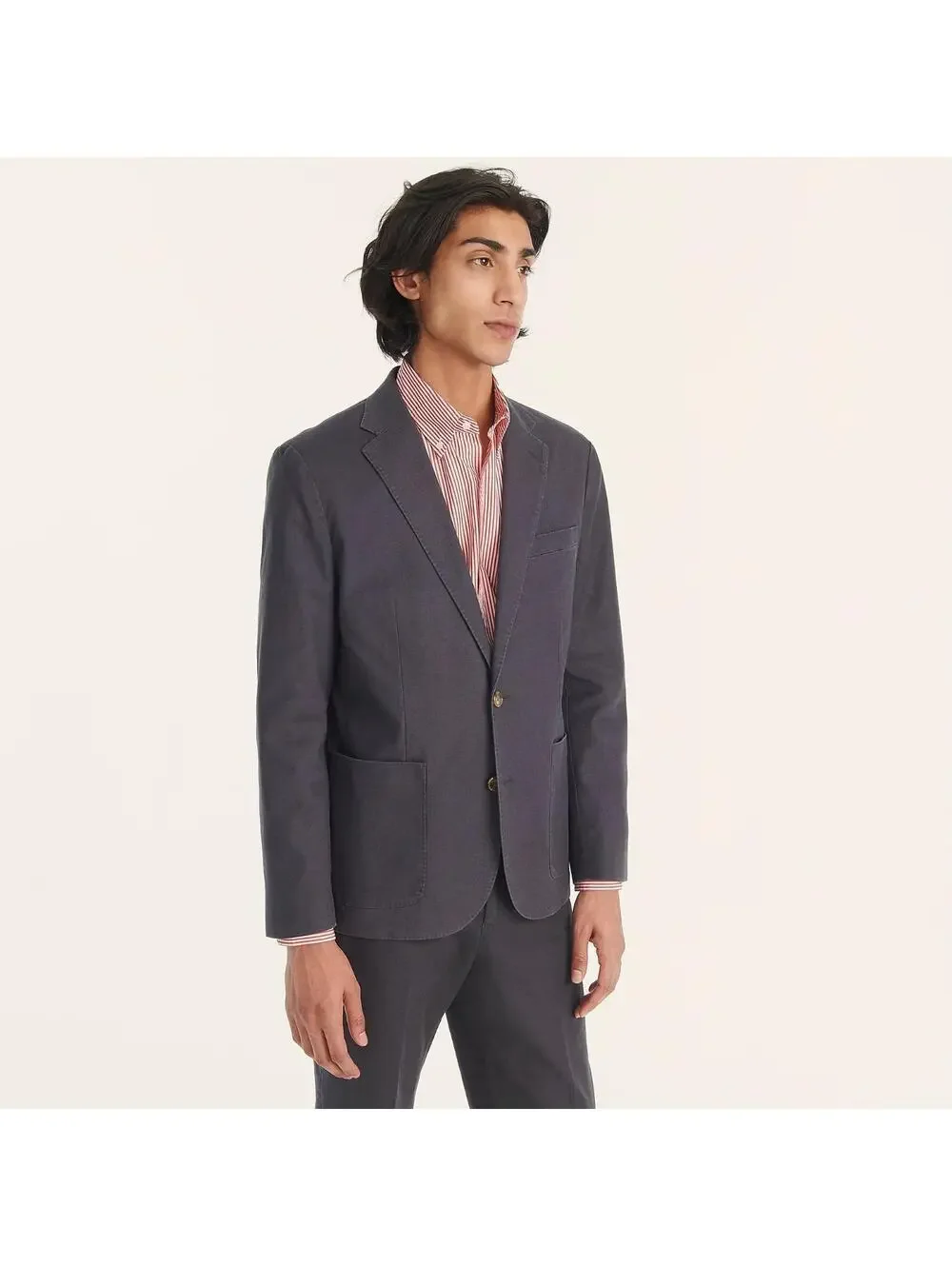 J Crew Classic fit suit jacket in stretch hemp organic XL